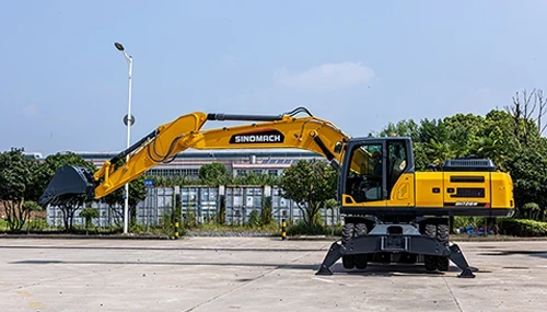 Колесный гидравлический экскаватор GHT215W